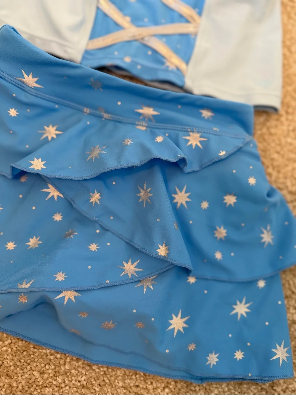 Ruffle Butts Light Blue Star Dance active Set